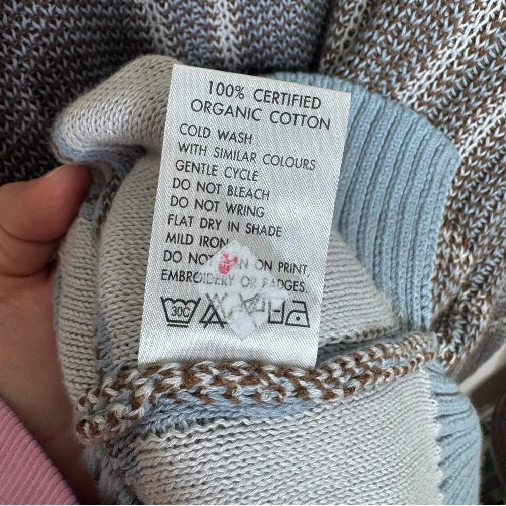 Able Jana Patterned Plaid Turtleneck Sweater 1X - Picture 6 of 7